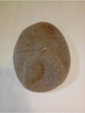 Zara 100% Wool Beret In Light Brown Size S-M Stylish & Comfortable Womens